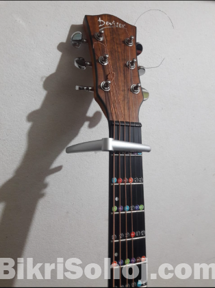 Deviser Acoustic Guitar with Capo + Ibanez Cover Free